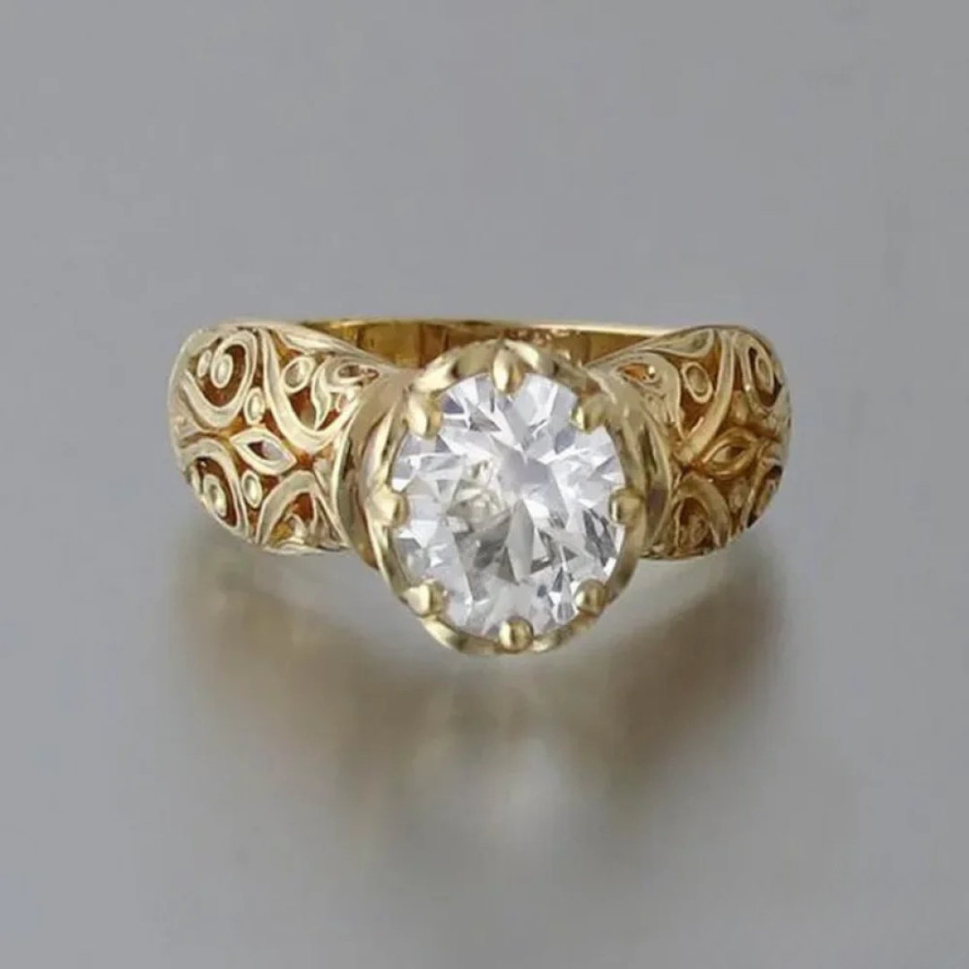 Stylish White Zirconia Statement Ring for Every Occasion