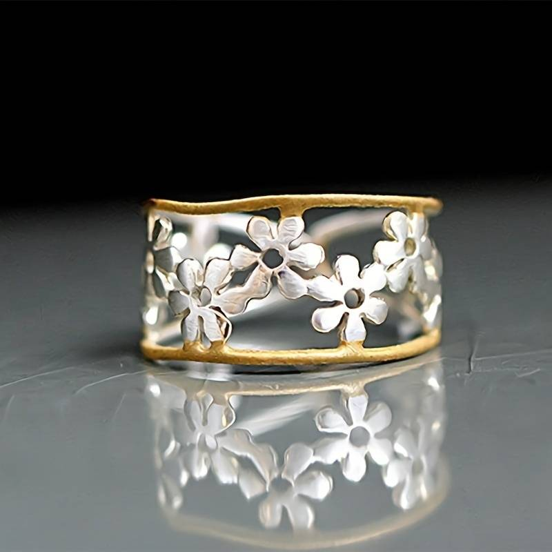 Bliss Daisy Stacking Ring for Daily Style