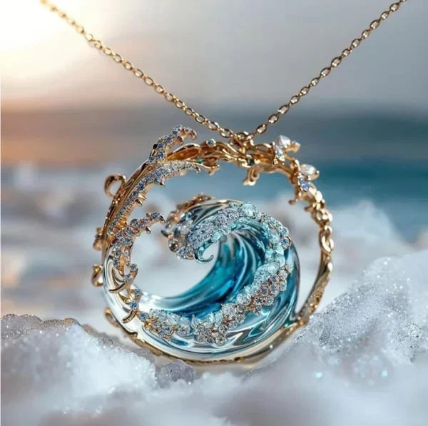 Serena - Ocean-Inspired Gemstone Necklace for Daily Style