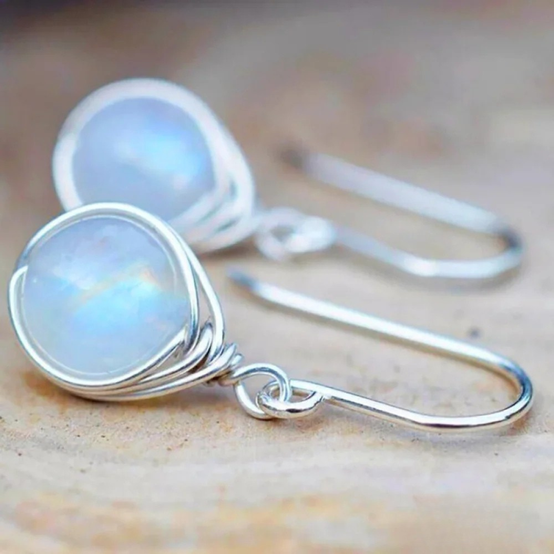 Stunning Vintage Moonstone Earrings for Celebrations