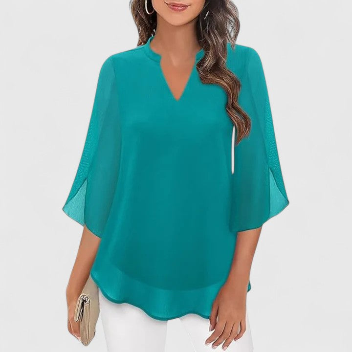 Chic Blouse for Office and Evening Wear