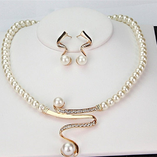 Stunning Pearl Jewelry Set for Special Events