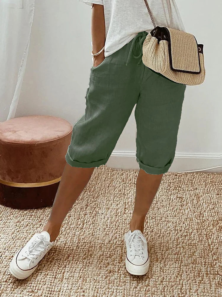 Chic Damen Shorts mit Kordelzug für den Sommer