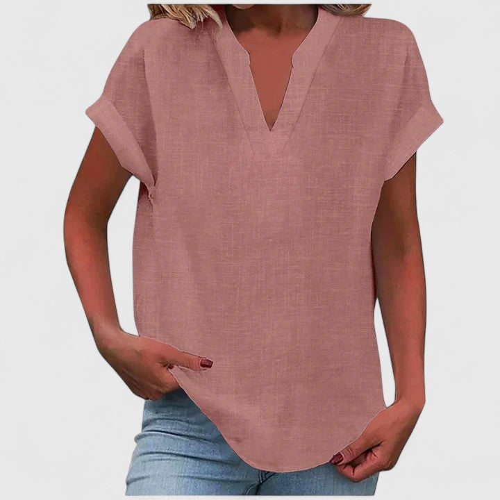 Xavinah | Chic V-Neck Blouse for Everyday Wear