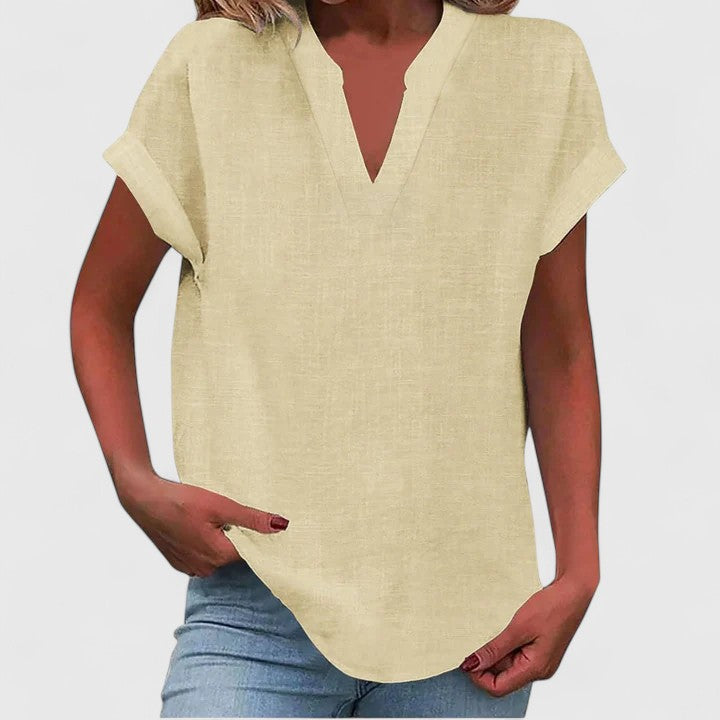 Xavinah | Chic V-Neck Blouse for Everyday Wear
