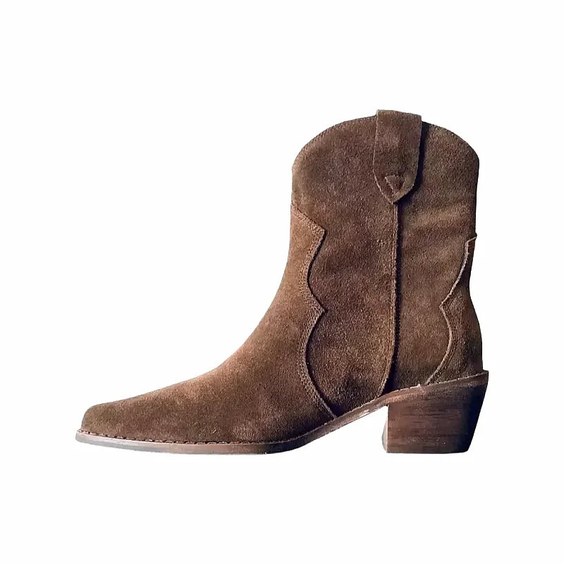 Chic Suede Western Boots for Stylish Outings