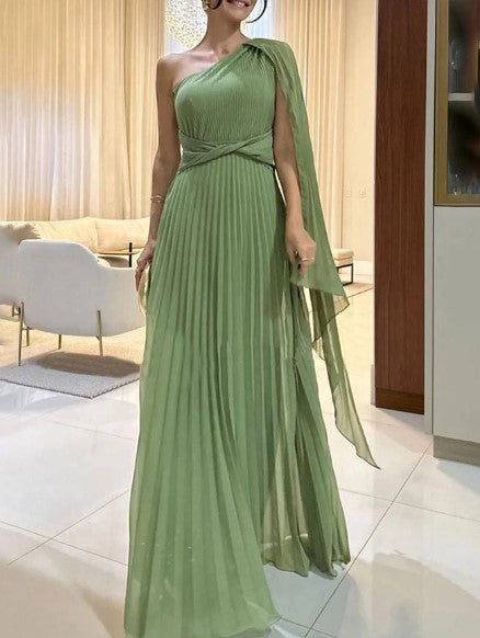 Wedding Guest Off-Shoulder Maxi Dress