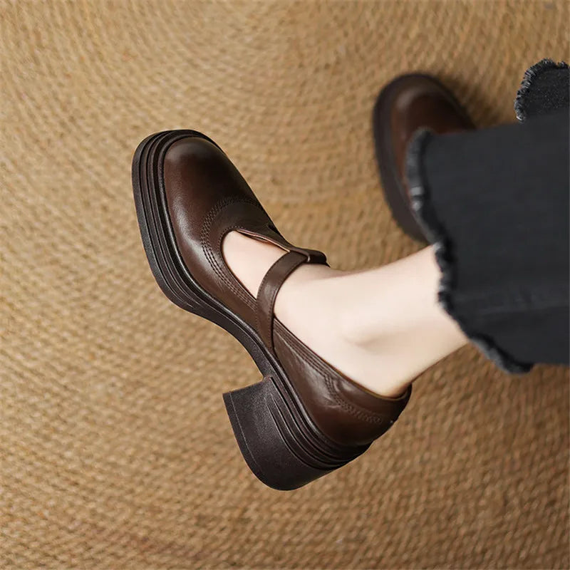 Elvana Chunky Pumps - Stylish Footwear for Any Occasion