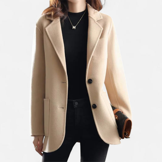 Chic Women’s Blazer Coat - Stylish Buttoned Design for Any Occasion