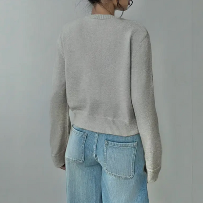 Chic Cropped Button Cardigan – Cozy Knit for Everyday Style