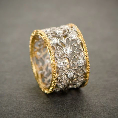 Emma Vintage Zirconia Ivy Ring – Stunning Elegance