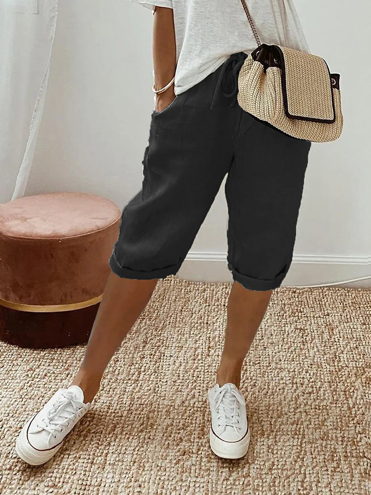 Chic Damen Shorts mit Kordelzug für den Sommer